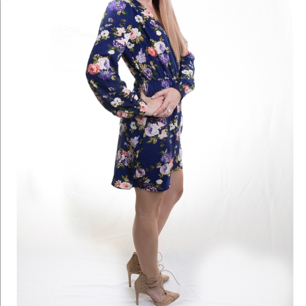 Short summer floral dress
